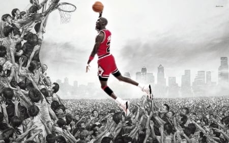 micheal jordan - micheal, basketball, people, jordan