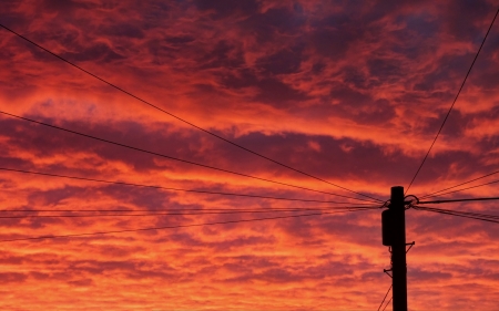 Sunset in Scotland - sky, landscape, clouds, hdr, sunset, sunrise