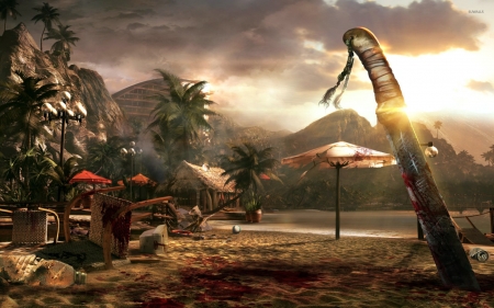 Dead Island - zombie, water, 2011, Dead Island, beach, Dead Island 1, restort, abandoned, Gaming, sand, open world, post apocalypse, survival, Dead Island I