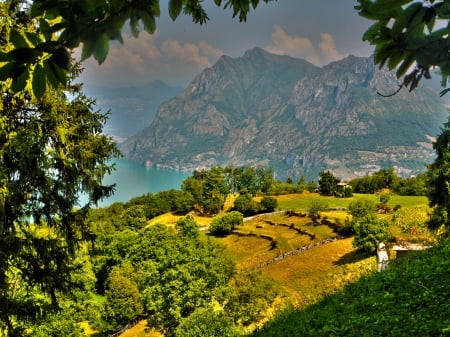 Beautiful Mountains,Italy - nature, italy, landscape, trees, forest, vegetation, mountains