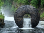 Waterfall Artwork, Norway