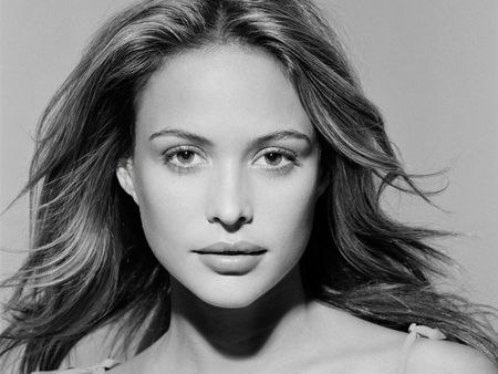 Josie Maran - black and white, movies, model