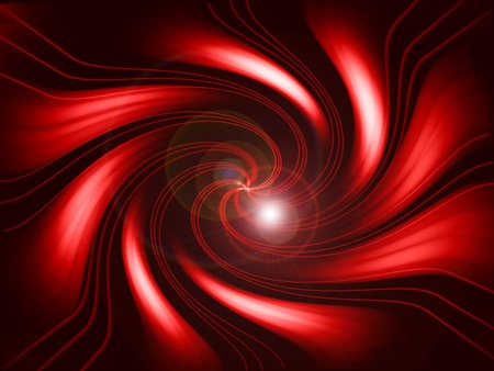 Red Flash - abstract, vortices