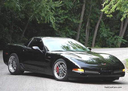 Black Chev Corvette - cars, black, corvette, chev