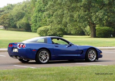 Blue Chev Corvette - corvette, cars, chev, blue