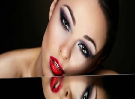 â¤ - face, girl, lipstick, model