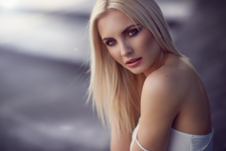 Blonde - woman, female, girl, beautiful, lovely, model