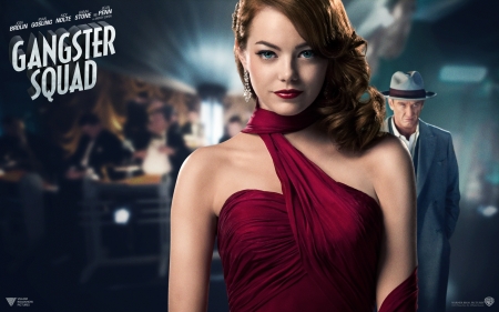 Gangster Squad - Emma Stone - 2013, woman, actress, lady, emma stone, gangster squad, model, babe