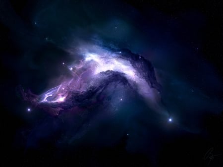 nebula - nebula, color, space, fantastic