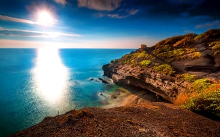 Cap-d`Agde-(France) - cap, ocean, nature, sun