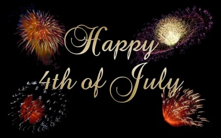 Happy 4th of July F1 - occasion, beautiful, USA, photography, photo, wide screen, holiday, July, words, Independence Day