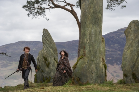 Claire ♥ Jamie - Outlander, Claire, Jamie, Stones, TV Series