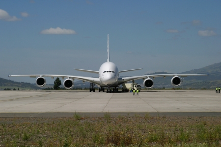 Airbus A380 - airbus a380, jet, jets, civil aircraft, passenger jets