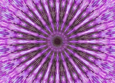 Abstract flower - painting, abstract, purple, art, luminos, pink, by cehenot, pictura, texture, flower