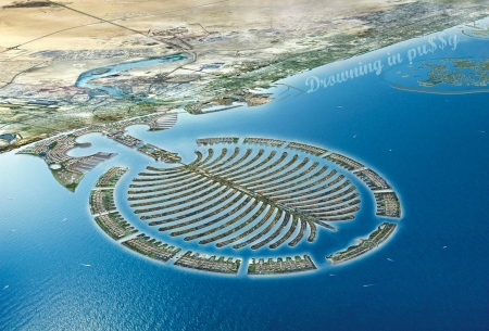 Palm Islands - man made, world wonder, Palm Islands, modern, island, Dubai