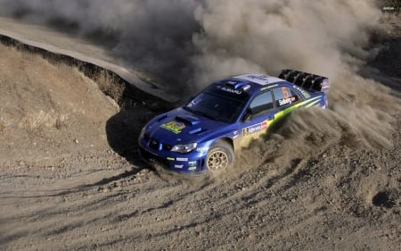 subaru impressa wrc - dirt, impressa, rally, subaru