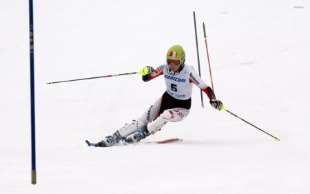 marlies schild - marlies, schild, skier, snow