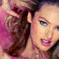 Portrait of Candice Swanepoel