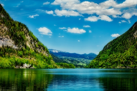 Mountain lake - calm, water, beautiful, tranquil, reflection, crystal, mountain, mirror, view, clear, serenity, lake, sky