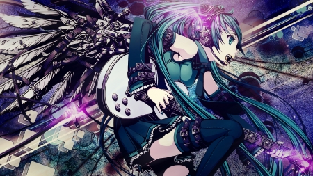 hatsune miku - vocaloid, miku, hatsuni, girl