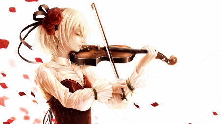 Violin Girl - violin, girl, melody, harmony