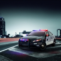 police car