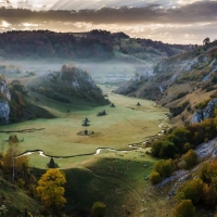 snake river in a green valley