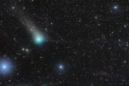 Comet PanSTARRS in the Southern Fish - fun, stars, cool, galaxy, comet, space