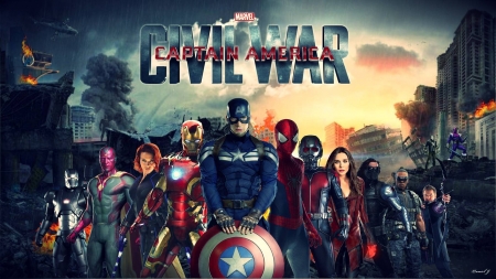 Captain America Civil War - fun, Captain America, movies, entertainment, cool