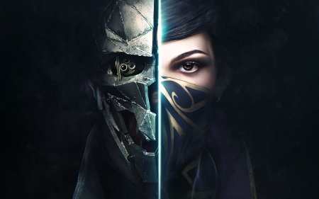 Dishonored 2 - games, video, assassin, 2016, killer, 2, dishonored