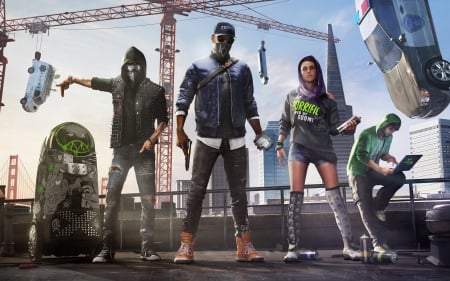 Watch Dogs 2 - games, video, 2016, dogs, 2, watch