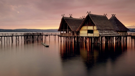 lake houses - fun, lake, houses, cool, architecture