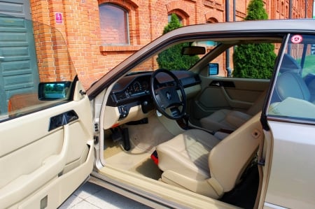 Mercedes-Benz W124 300CE-24 - W124, car, Mercedes Benz, classic, Mercedes 300CE 24, auto, german, Interior