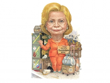 Baggage For The White House.. - women, freedom, hillary clinton, dark, political, america, election, president