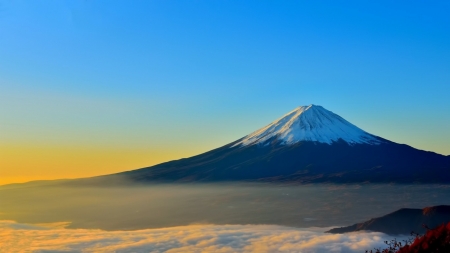 Mount Fuji - fuji, japan, scenery, mountain, sky, japanese