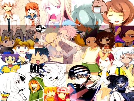 Animes - kawaiipucheen, pokemon, etc, galaxygirl, souleater, hunterxhunter, minecraft, inazumaeleven