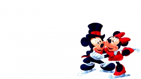 Mickey And Minnie - mickey and minnie, walt disney, cartoon, cute, dancing