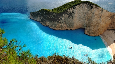 zakynthos greece - beach, zakynthos, greece, cliff