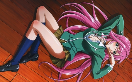 rosario vampire - vampire, girl, moka, rosario