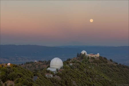 Solstice Dawn and Full Moonset - space, moon, fun, cool