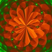 Fractal flower effect