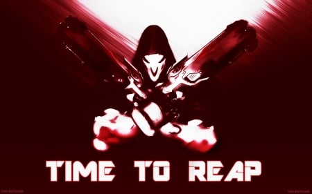 THE REAPER - Mercenary, Revenge, Black, Grim, Reaper, Death, Hood, Hero, Angel, Champion, Badass, Shotgun, Red, Die, Overwatch, Angel of Death, HD, Ghost, Video Games, Death Comes, Hoodie, Reap, Shadow, Time to reap, Mask