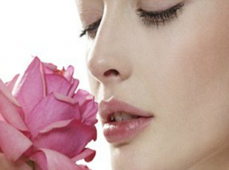 Woman with Rose - flowers, rose, pretty, model