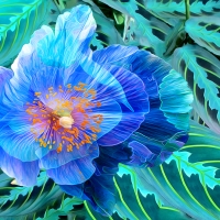 Blue poppy