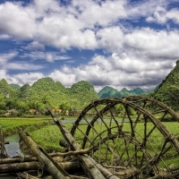 village in vietnam