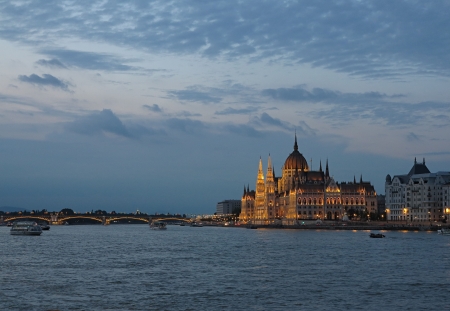 Parliament Building, Budapest, Hungary - budapest, danube, hungary, parliament