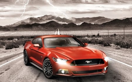 2015 Ford Mustang - wide screen, automobile, auto, beautiful, photo, ford, car, photography, mustang