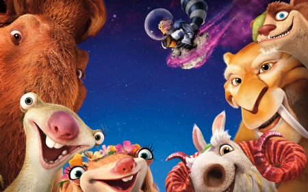 Ice Age: Collision Course (2016) - movie, collision course, ice age, animal, funny, pixar, animation