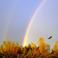 Autumn Double Rainbow