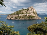 monastery on an island off italian coast